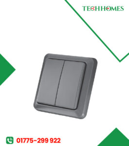 Trust AGST-8802 Double Wireless Outdoor Wall Switch | Techhomes