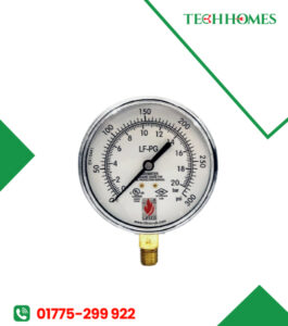 LIFECO PFE3935R1R11T2- LIFECO Pressure Gauge ¼" BSPT Connection | Techhomes